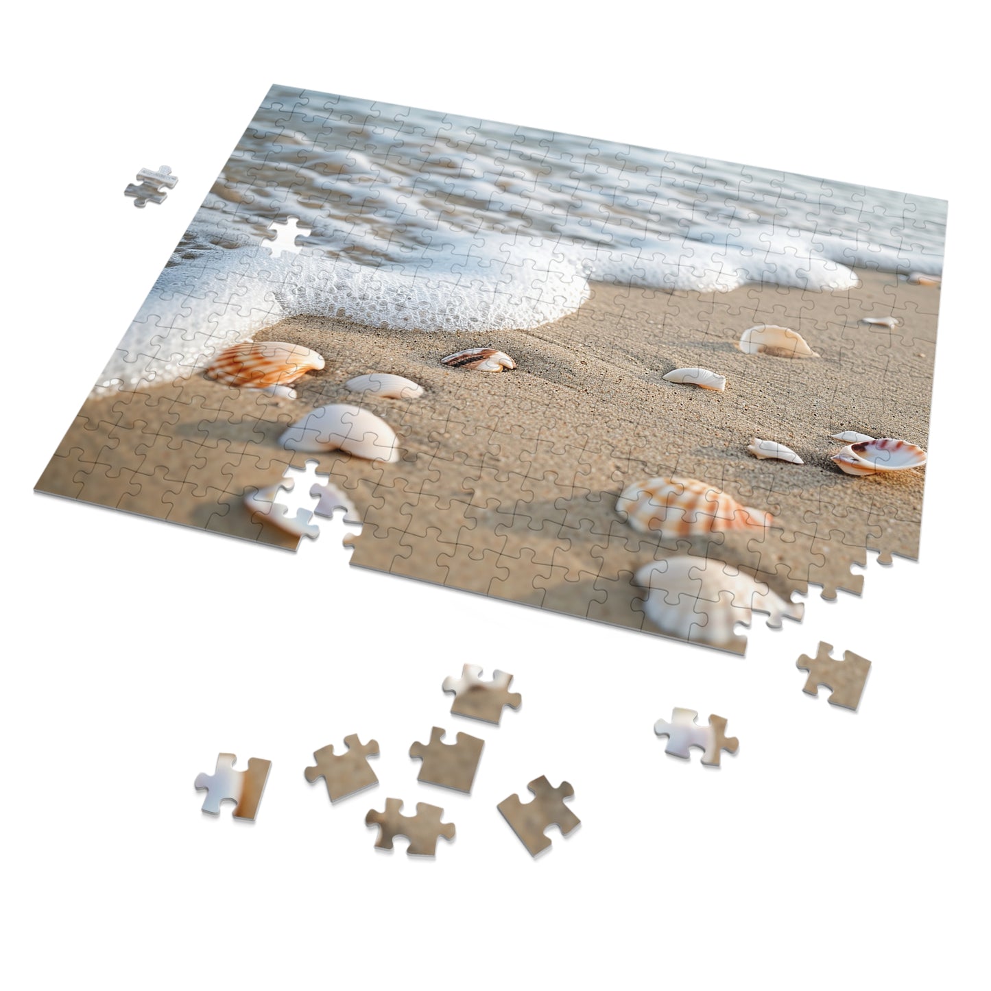 Sea Shells by the Sea Shore  Jigsaw Puzzle (30, 110, 252, 500,1000-Piece)