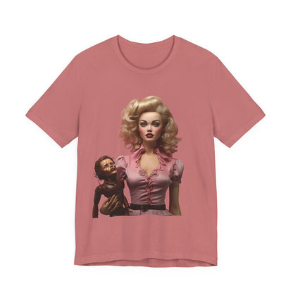 Bad Barbie Doll Unisex Jersey Short Sleeve Tee