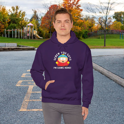 Cartman "Screw You Guys, I'm Going Home!" South Park Hoodie