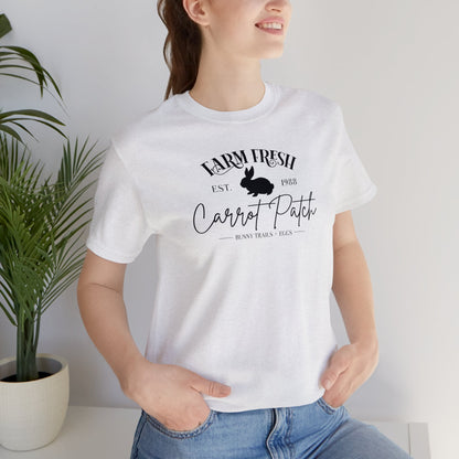 Farm Fresh  Carrot Patch   Unisex Jersey Short Sleeve Tee