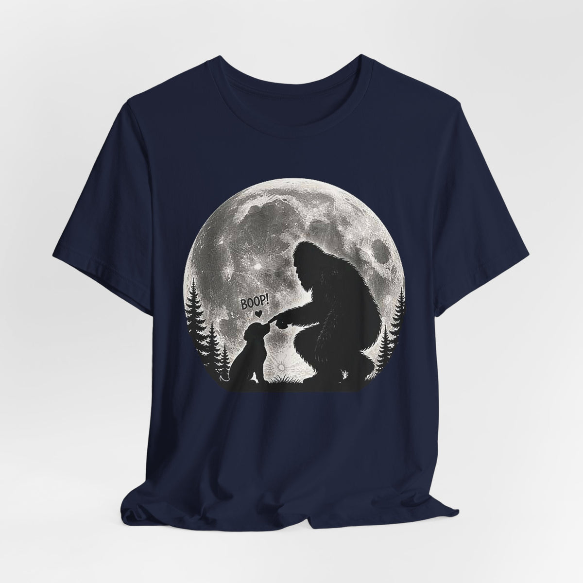 Bigfoot Boops Sweet Puppy Dog Unisex Jersey Short Sleeve Tee