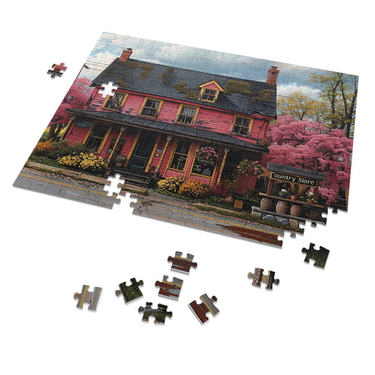 Country Store in Spring  Jigsaw Puzzle (30, 110, 252, 500,1000-Piece)