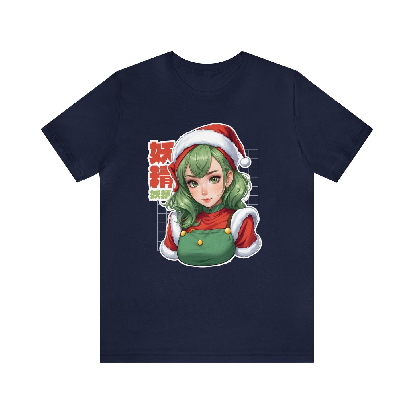 Anime Christmas Elf  Unisex Jersey Short Sleeve Tee