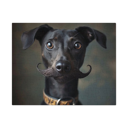 The Handlebar Moustache Dog Jigsaw Puzzle (30, 110, 252, 500,1000-Piece)