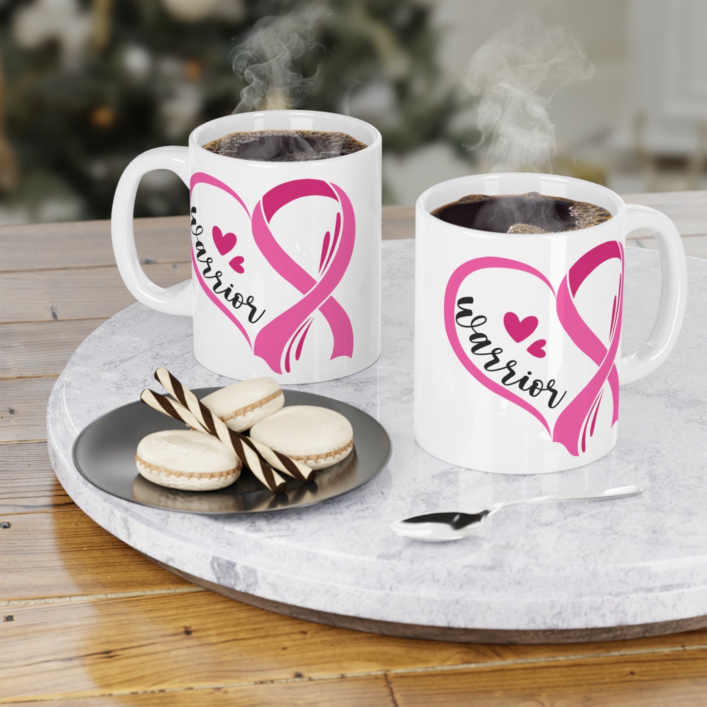 Breast Cancer Awareness Warrior Ceramic Mugs (11oz\15oz\20oz)