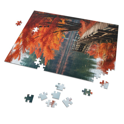 The Lake in the Fall Jigsaw Puzzle (30, 110, 252, 500,1000-Piece)