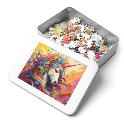 Colorful Unicorn  Jigsaw Puzzle (30, 110, 252, 500,1000-Piece)