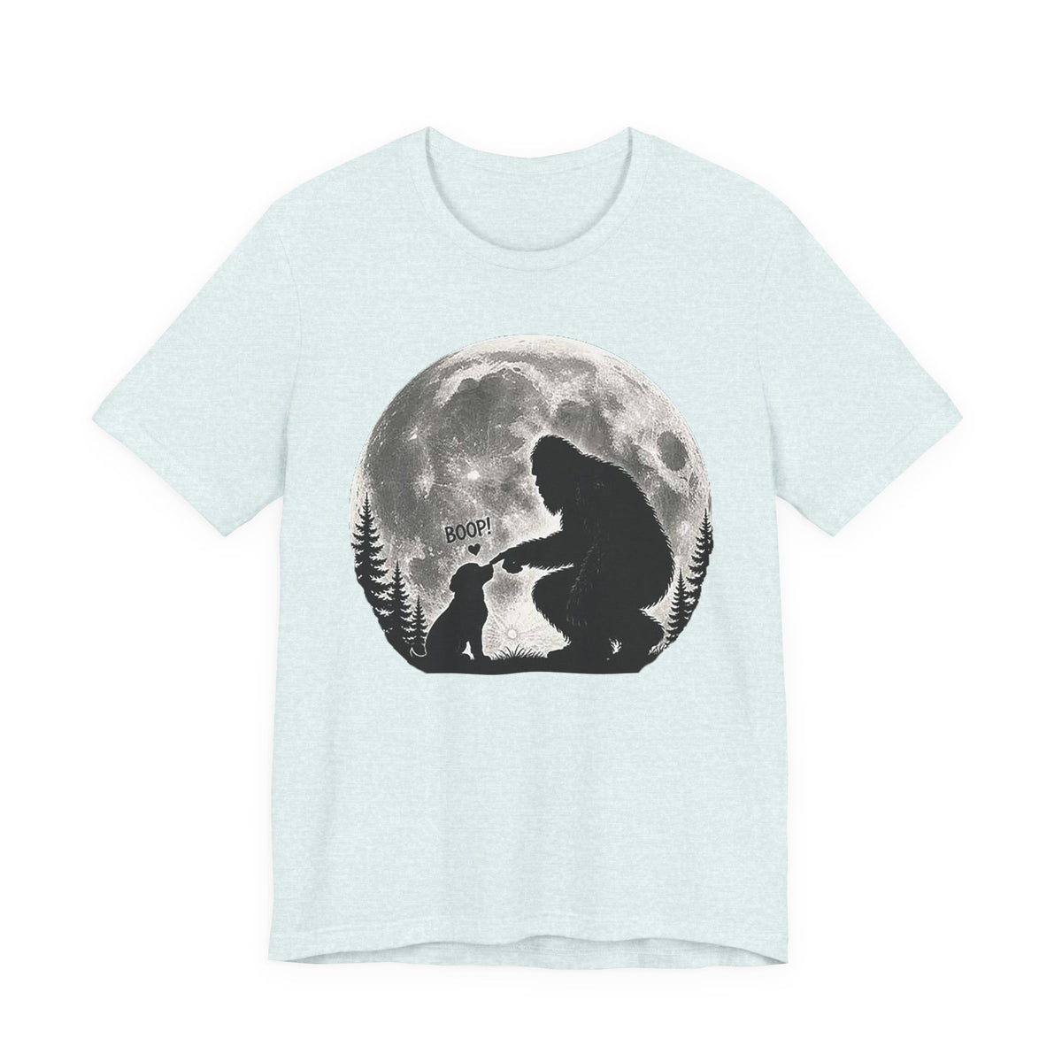 Bigfoot Boops Sweet Puppy Dog Unisex Jersey Short Sleeve Tee