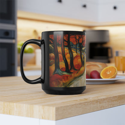 Autumn Coffee Cup Edward Munch Fall Art Mug Ceramic Mug