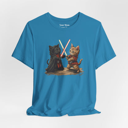 Kitty Star Wars Battle Unisex Jersey Short Sleeve Tee