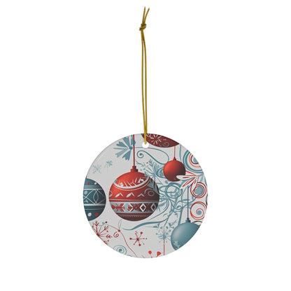 Christmas Balls Ceramic Ornament