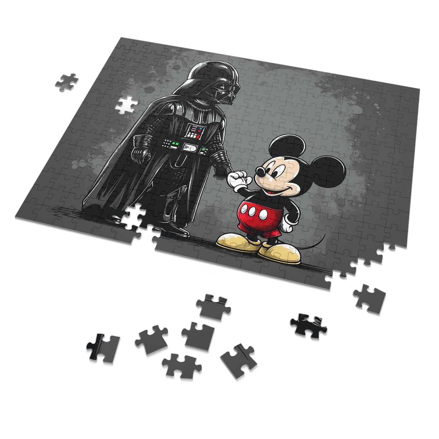 Darth and Mickey Jigsaw Puzzle (30, 110, 252, 500 -Piece)