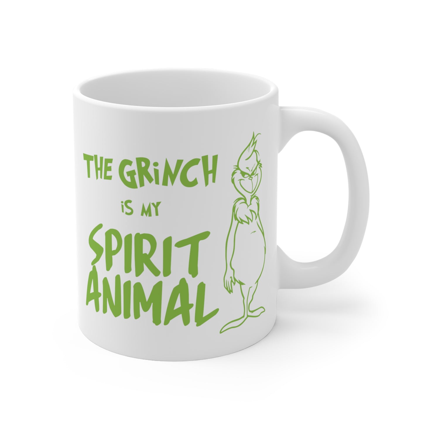 The Grinch is My Spirit Animal  Ceramic Mugs (11oz\15oz\20oz)