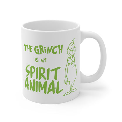 The Grinch is My Spirit Animal  Ceramic Mugs (11oz\15oz\20oz)