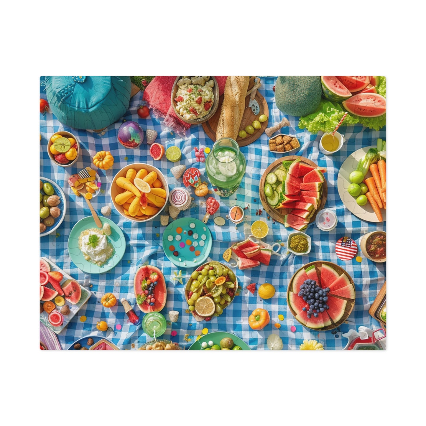 Summer Picnic  Jigsaw Puzzle (30, 110, 252, 500,1000-Piece)