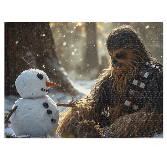 Chewy and the Snowman Jigsaw Puzzle (30, 110, 252, 500,1000-Piece)