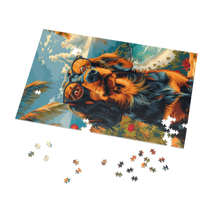 King Charles Spaniel Dog Jigsaw Puzzle (30, 110, 252, 500,1000-Piece)