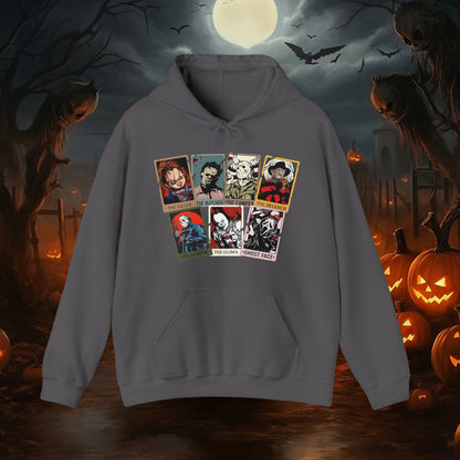 Horror Friends Tarot Cards Unisex Heavy Blend™ Hooded Sweatshirt