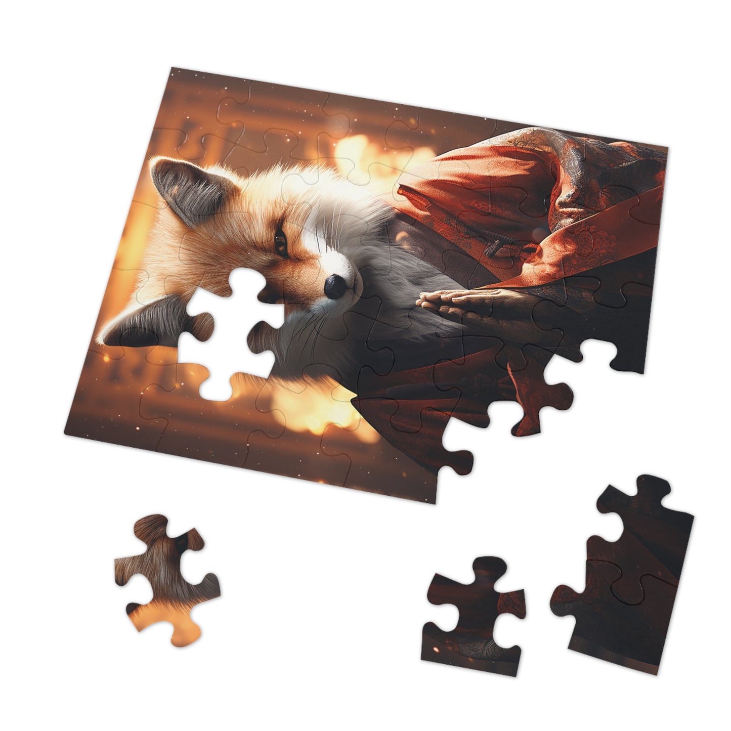 Sensei Fox Jigsaw Puzzle (30, 110, 252, 500,1000-Piece)