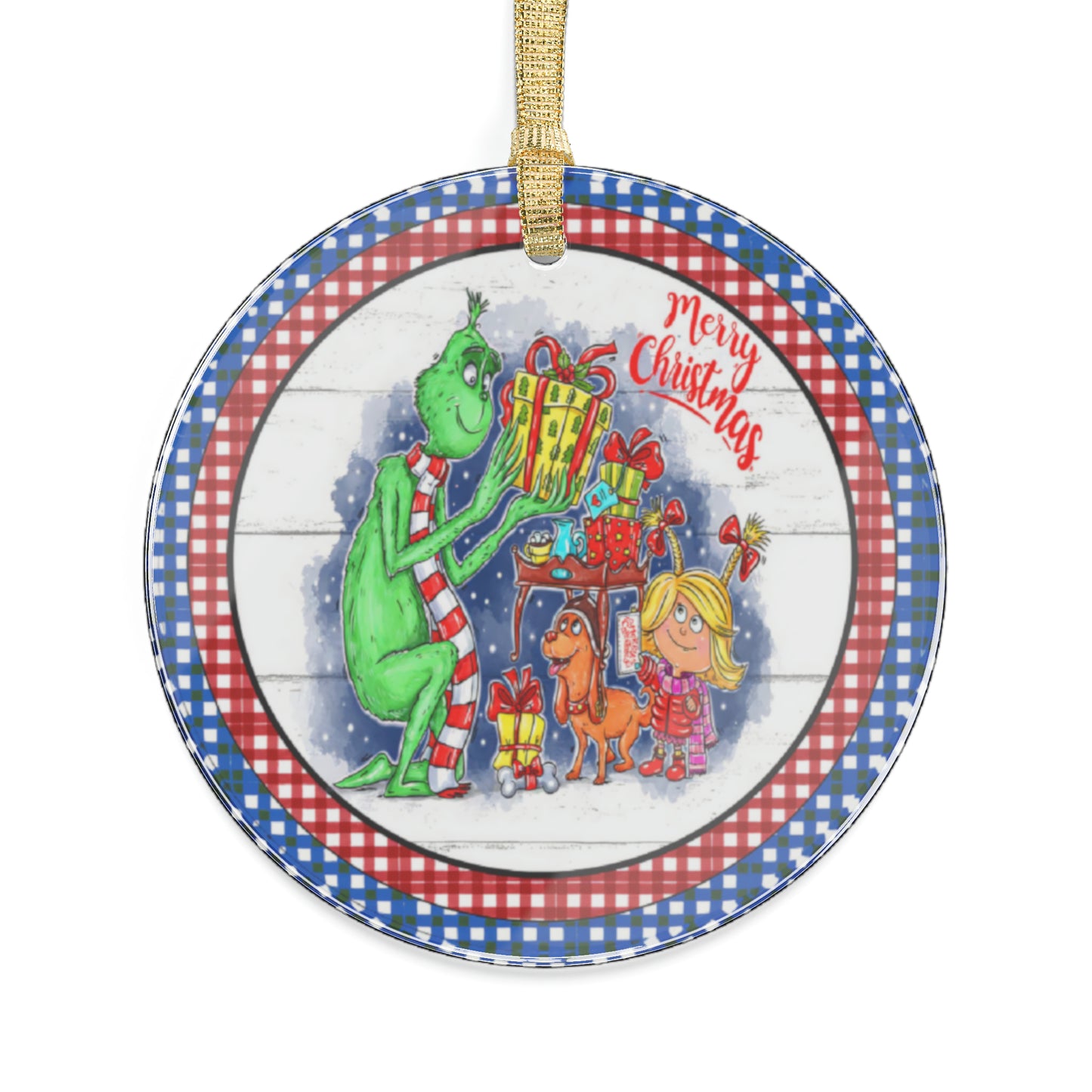 The Grinch and Cindy Lou Who  Acrylic Ornaments