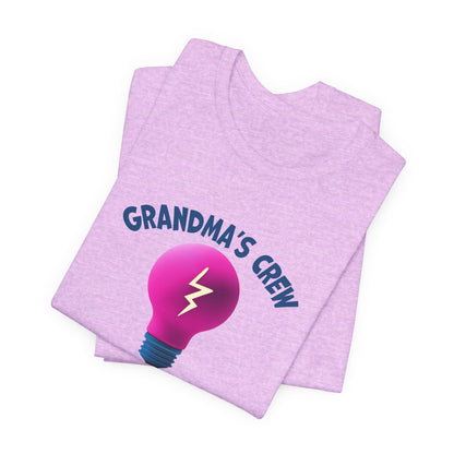 Grandma's Crew  Unisex Jersey Tee - Fun Gift for Grandparents