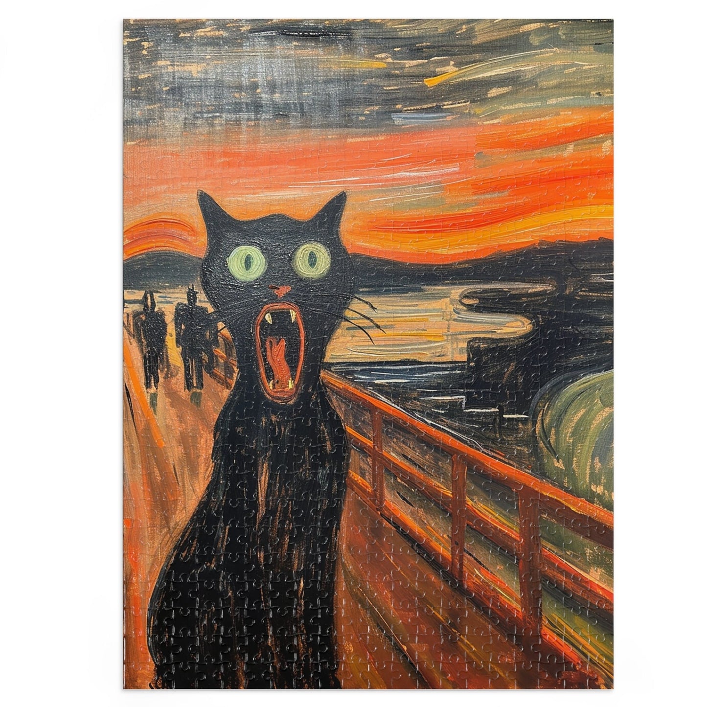 The Cat Scream Jigsaw Puzzle (30, 110, 252, 500,1000-Piece)