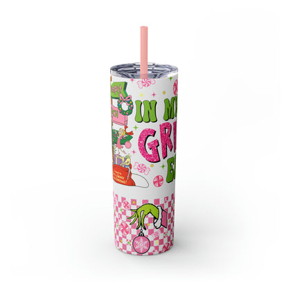 In My Grinch Era  Skinny Tumbler with Straw