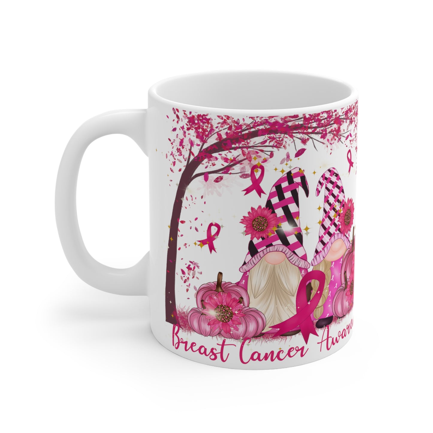 Breast Cancer Awareness Gnomes Ceramic Mugs (11oz\15oz\20oz)