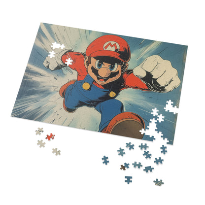 Mario Power Jigsaw Puzzle (30, 110, 252, 500,1000-Piece)