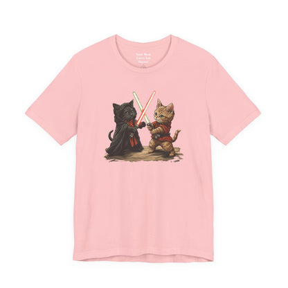Kitty Star Wars Battle Unisex Jersey Short Sleeve Tee