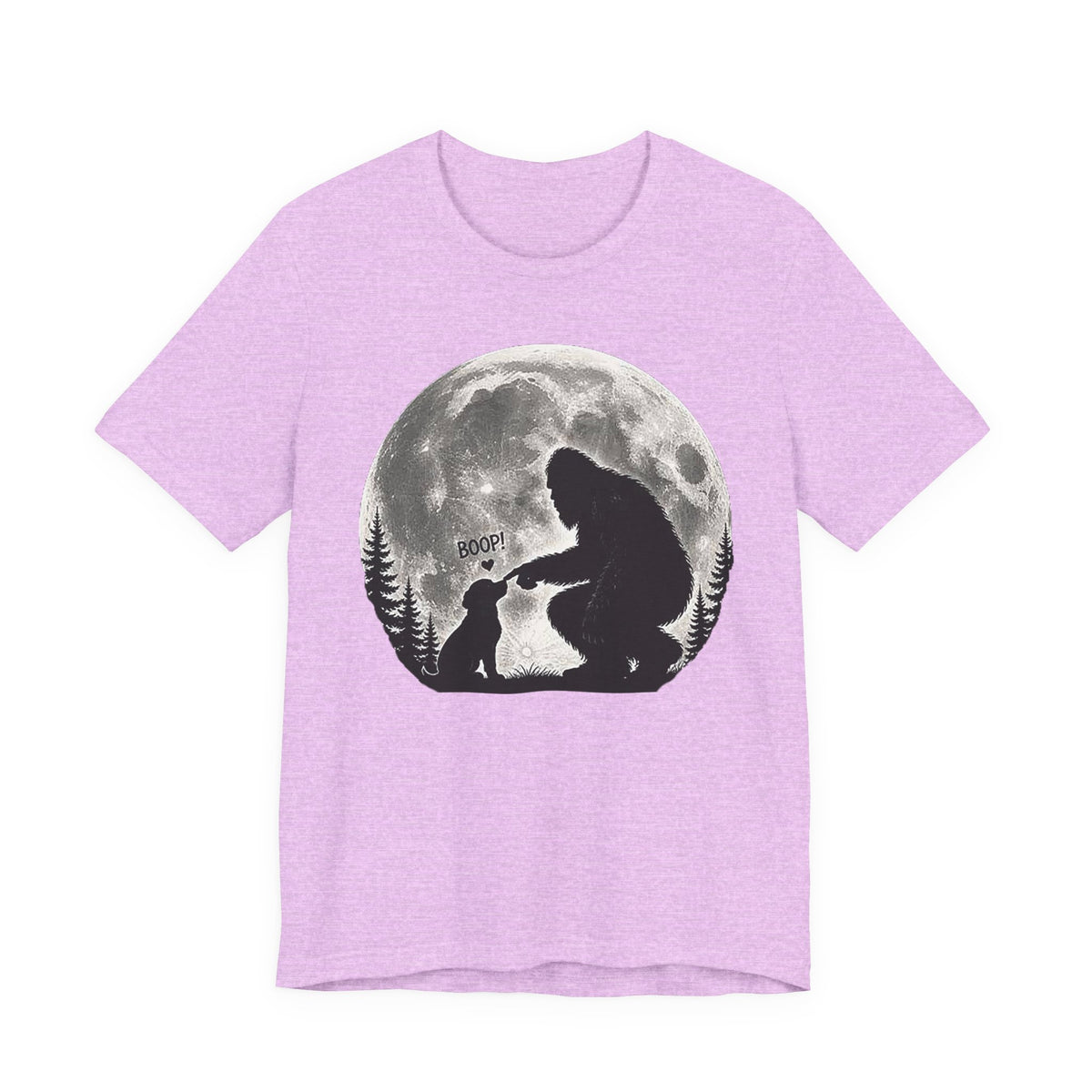 Bigfoot Boops Sweet Puppy Dog Unisex Jersey Short Sleeve Tee