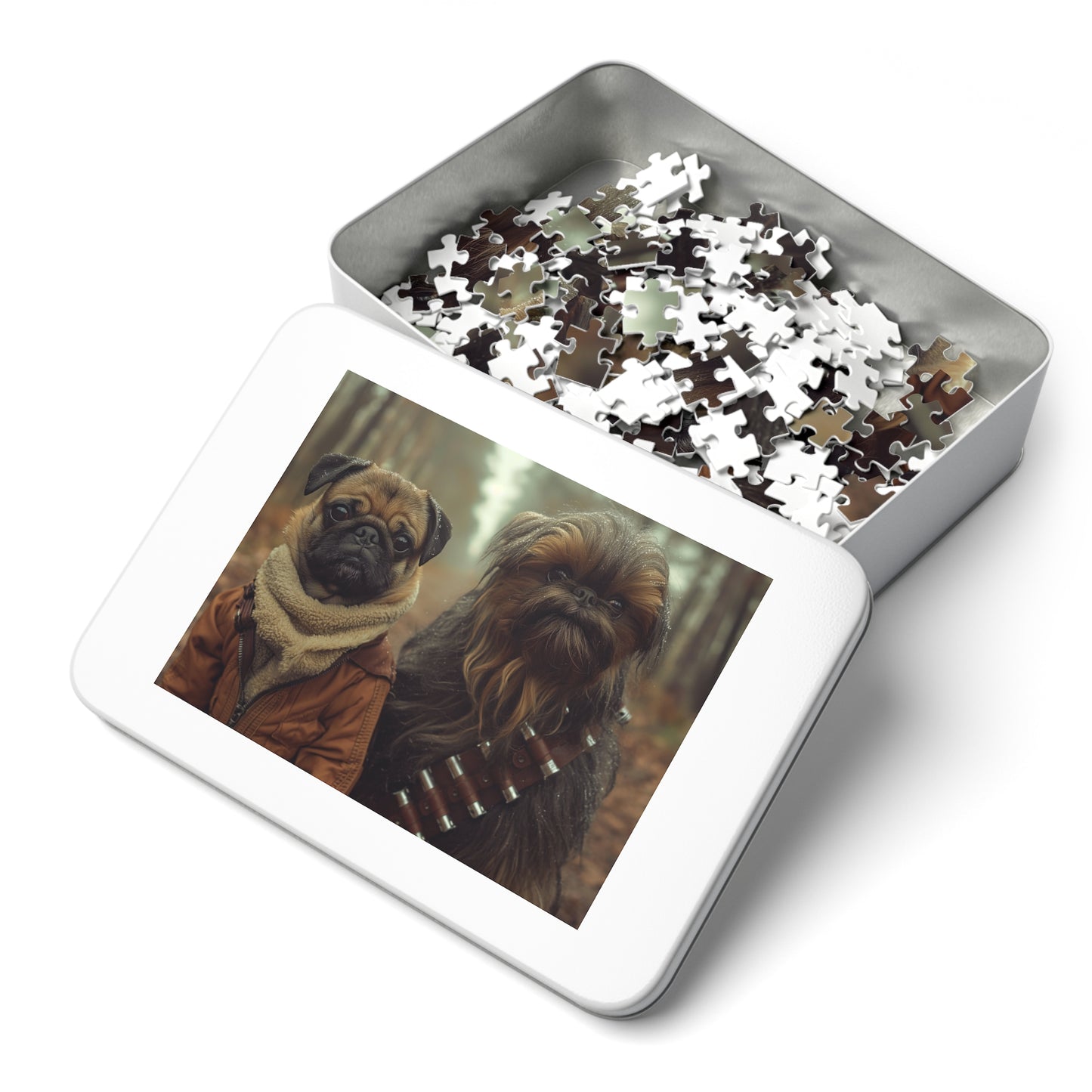 Dog Wars with Hans and Chewy Jigsaw Puzzle (30, 110, 252, 500,1000-Piece)