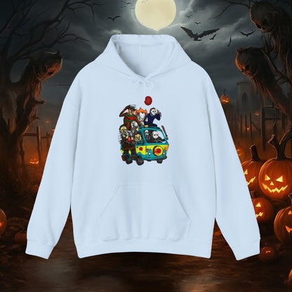 Mystery Machine Horror Friends Unisex Heavy Blend™ Hooded Sweatshirt