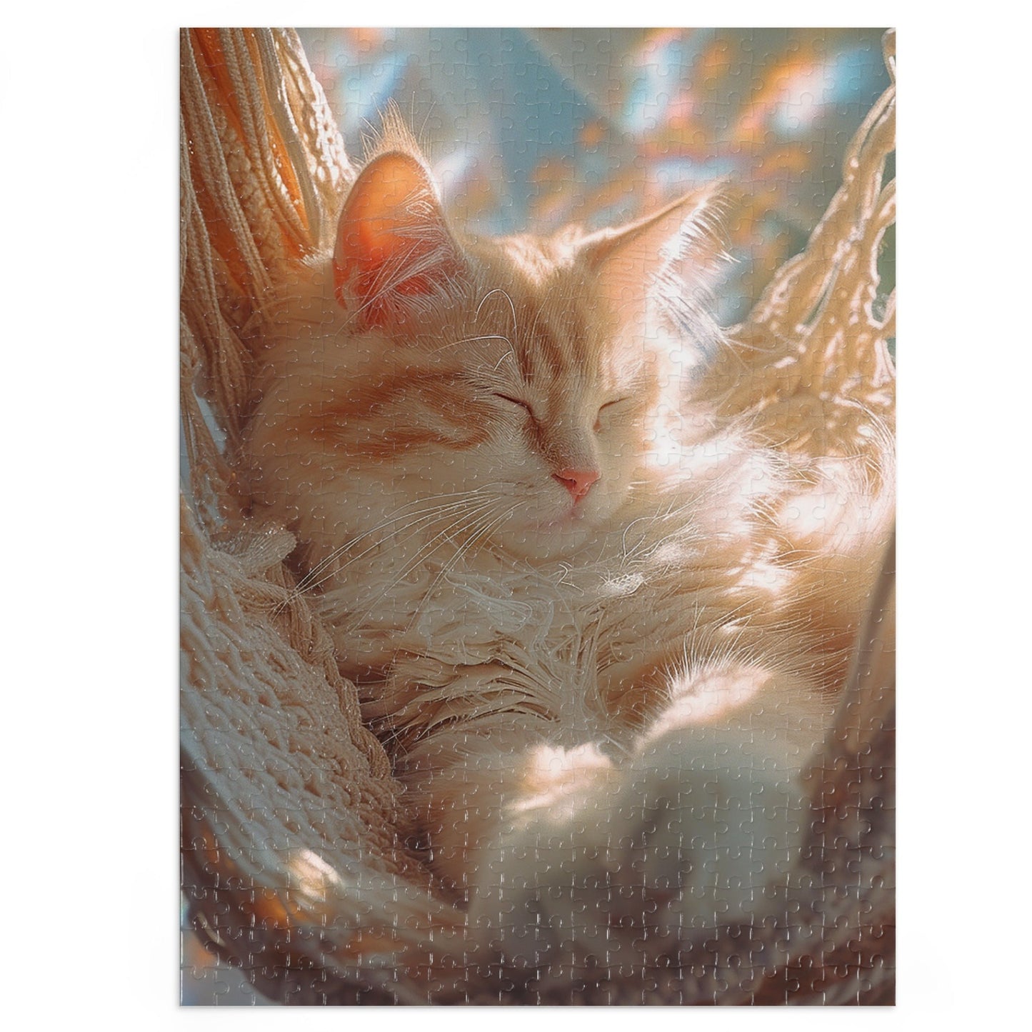 Hammock Cat Nap  Jigsaw Puzzle (30, 110, 252, 500,1000-Piece)