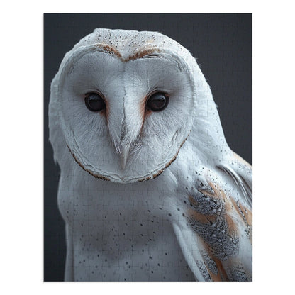 Beautiful Snowy Owl  Jigsaw Puzzle (30, 110, 252, 500,1000-Piece)