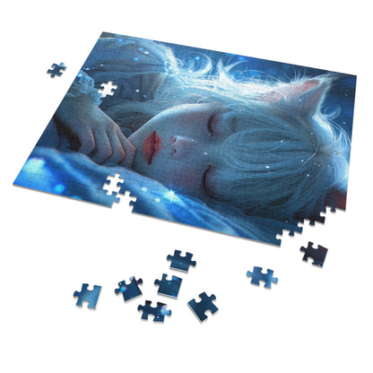 Young Sweet Anime Fox Girl  Jigsaw Puzzle (30, 110, 252, 500,1000-Piece)