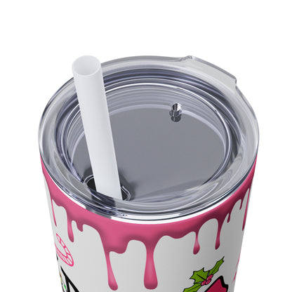 Grinch Daily Schedule  Skinny Tumbler with Straw, 20oz