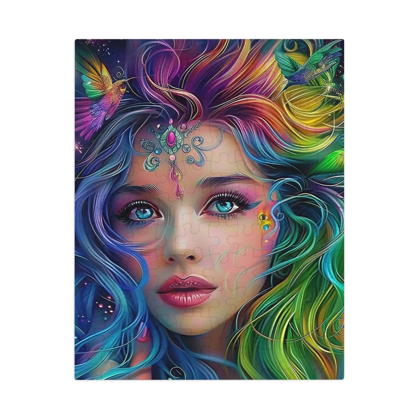 Hummingbird Princess Jigsaw Puzzle (30, 110, 252, 500,1000-Piece)