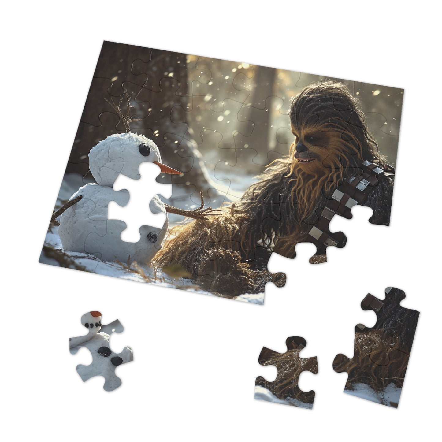 Chewy and the Snowman Jigsaw Puzzle (30, 110, 252, 500,1000-Piece)