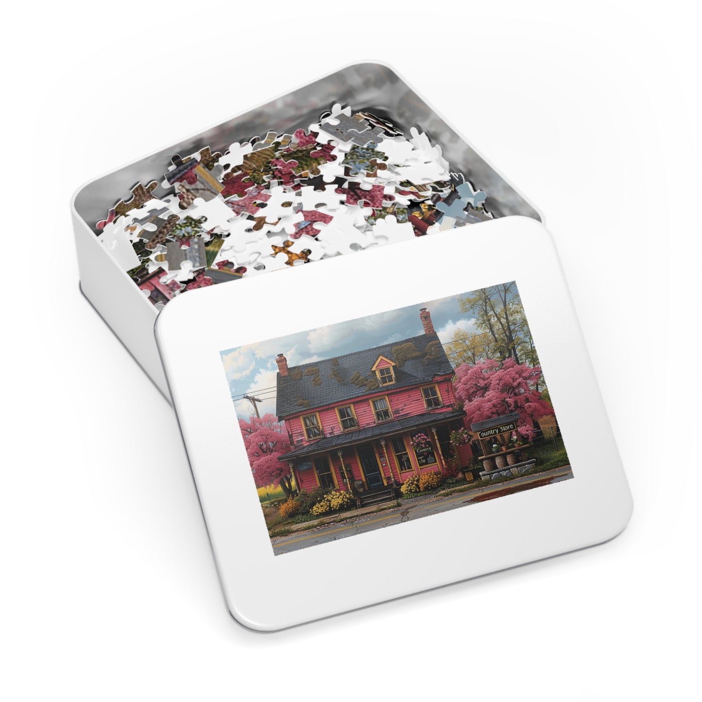 Country Store in Spring  Jigsaw Puzzle (30, 110, 252, 500,1000-Piece)