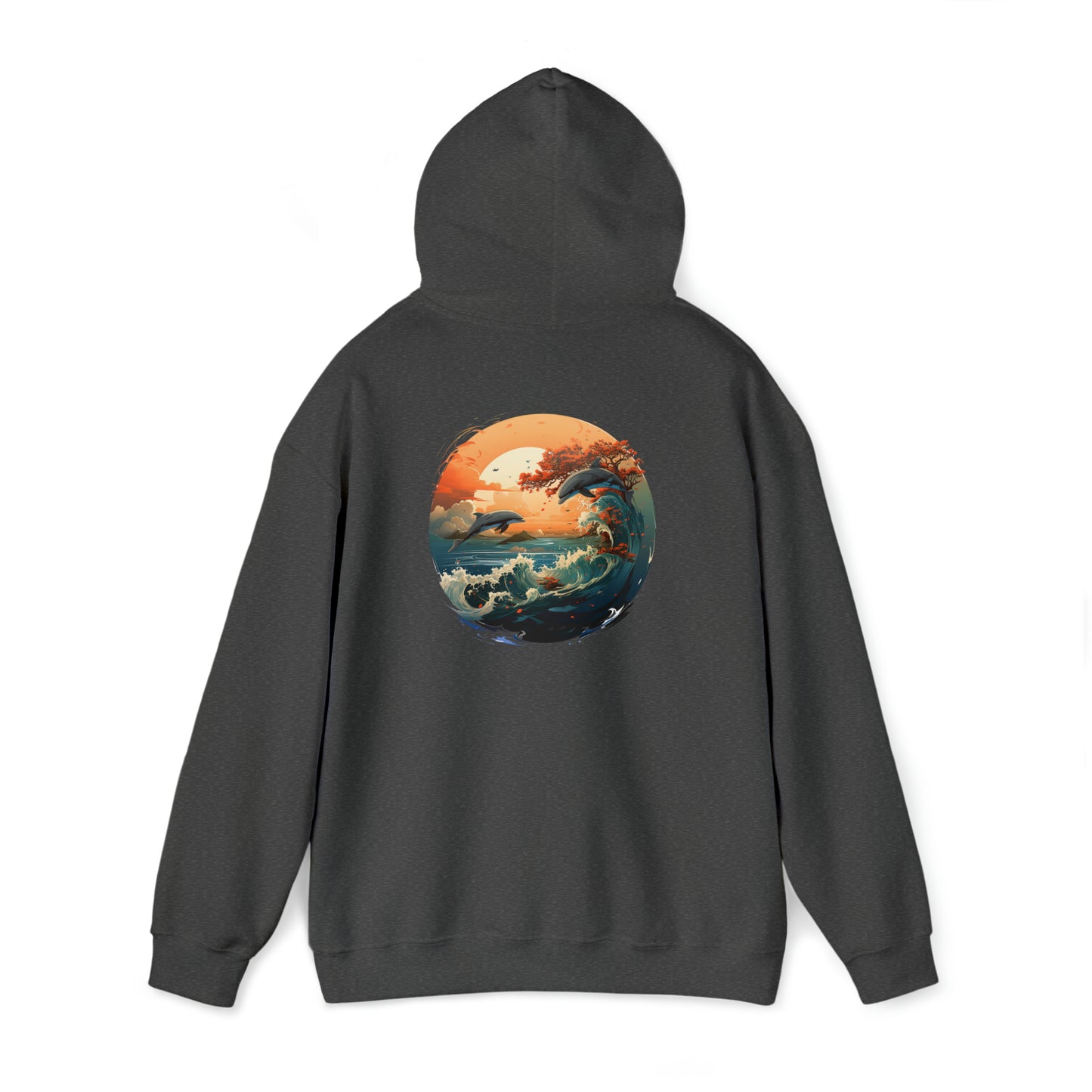 The Malloy Dolphin Collection Unisex Heavy Blend™ Hooded Sweatshirt
