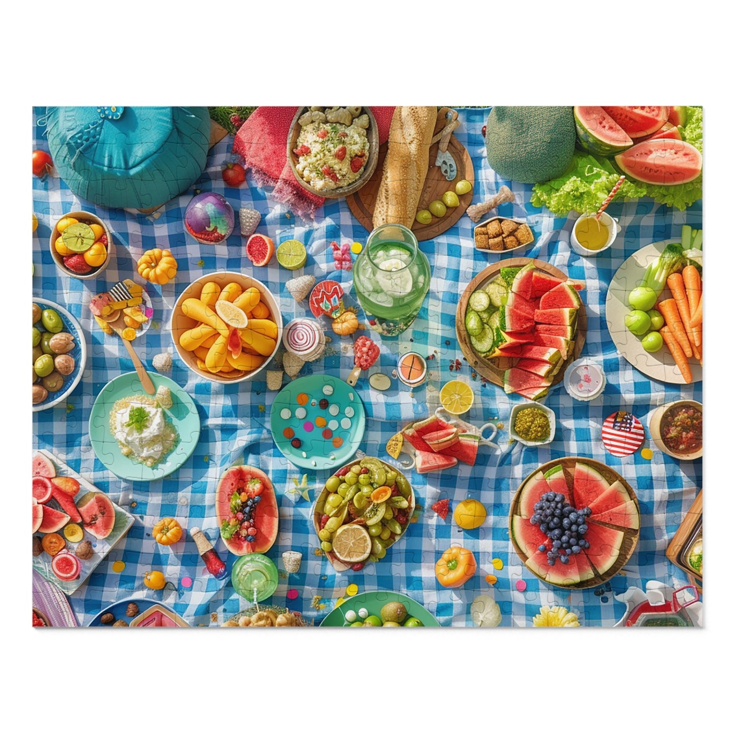 Summer Picnic  Jigsaw Puzzle (30, 110, 252, 500,1000-Piece)