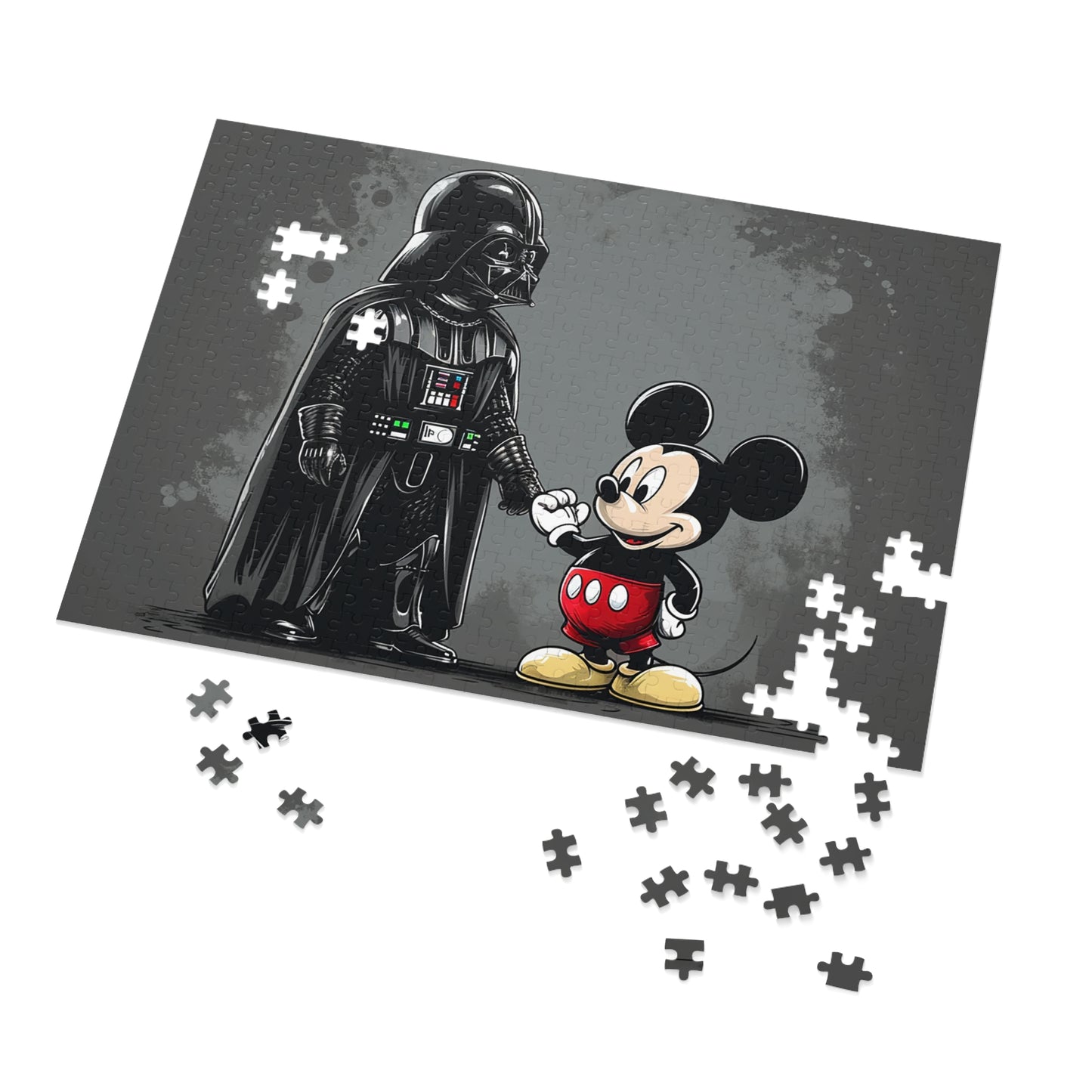 Darth and Mickey Jigsaw Puzzle (30, 110, 252, 500 -Piece)