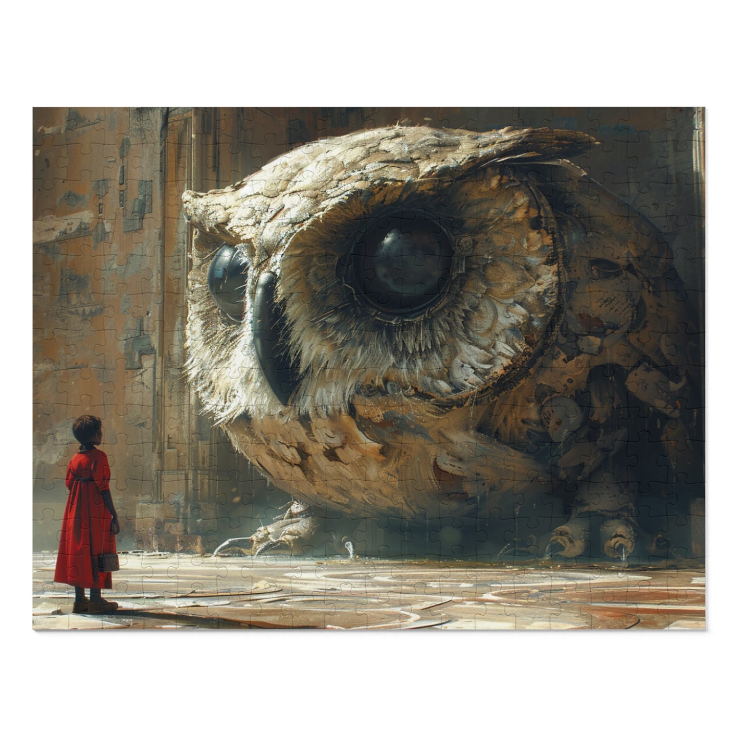 Anime Giant Owl Jigsaw Puzzle (30, 110, 252, 500,1000-Piece)