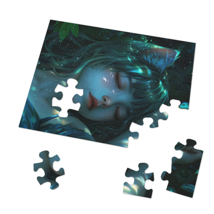 Anime Sleeping Girl  Jigsaw Puzzle (30, 110, 252, 500,1000-Piece)