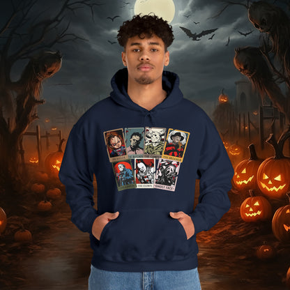 Horror Friends Tarot Cards Unisex Heavy Blend™ Hooded Sweatshirt