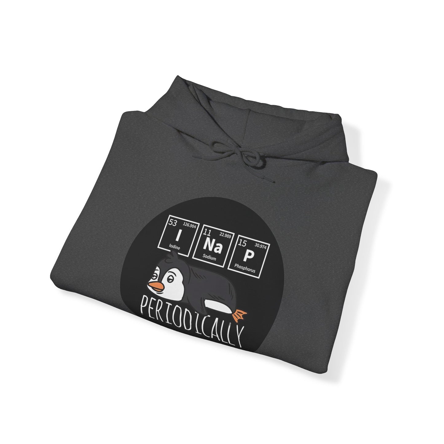 Periodically I NaP Penguin  Unisex Heavy Blend™ Hooded Sweatshirt