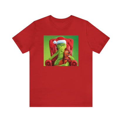 Mr Grinch and Max  Unisex Jersey Short Sleeve Tee