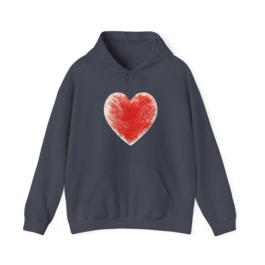 Color My Heart  Unisex Heavy Blend™ Hooded Sweatshirt