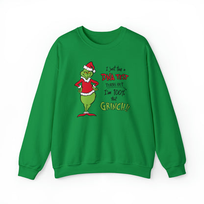 Grinch DNA Results  Unisex Heavy Blend™ Crewneck Sweatshirt